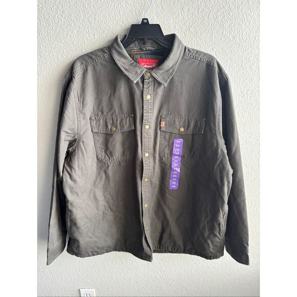 ❤️Coleman Fleece Lined Canvas Shirt Jacket XXL - Picture 1 of 7